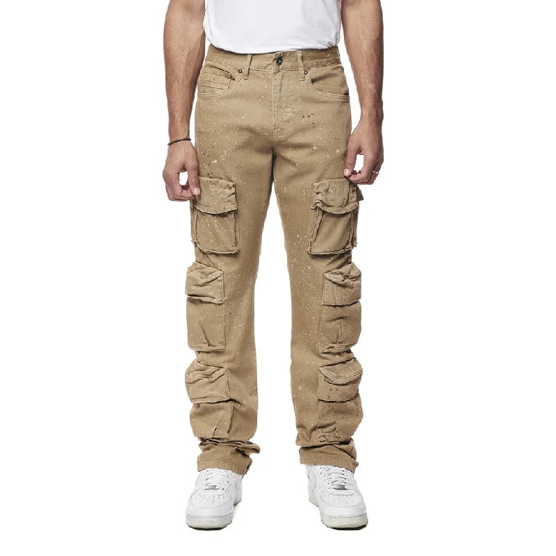 Airbrushed & Heavy Splattered Twill Pants - Cortado