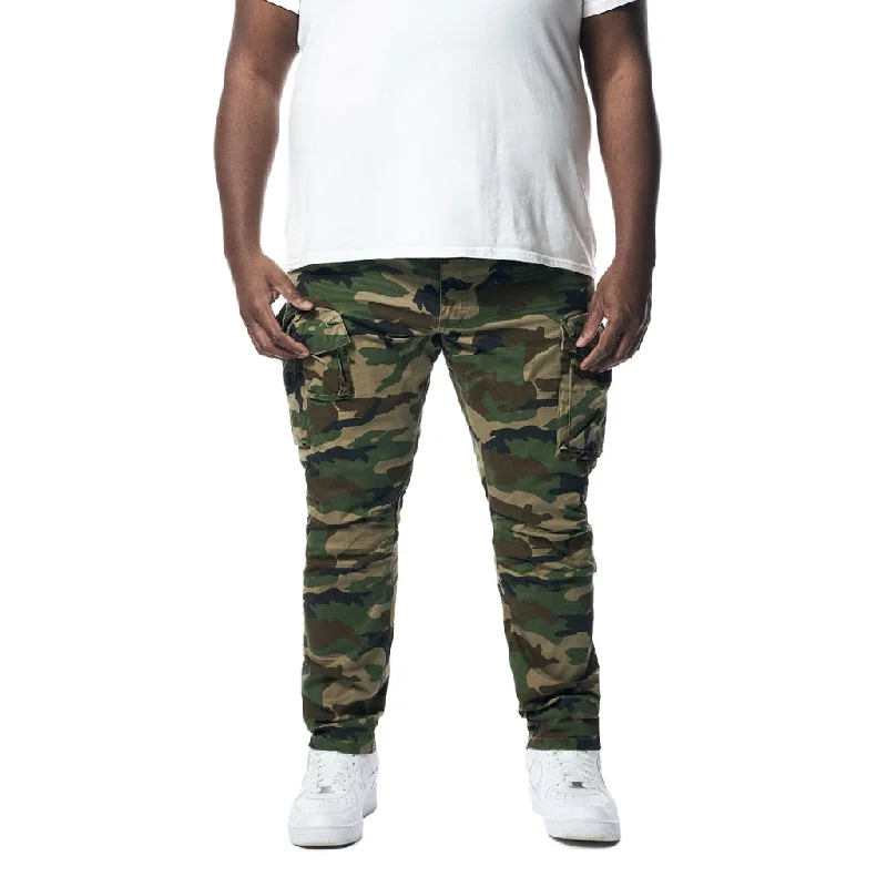 Big and Tall - Utility Twill Pants - Wood Camo