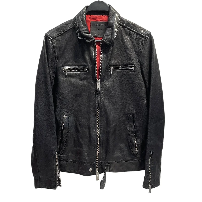 ALLSAINTS/Leather Jkt/M/Leather/BLK/