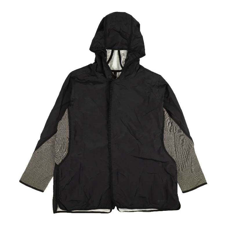 BYBORRE Black Hooded HG5 Knit Sides Jacket