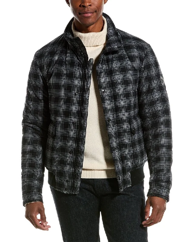 Tod’S Soft Tartan Bomber Jacket