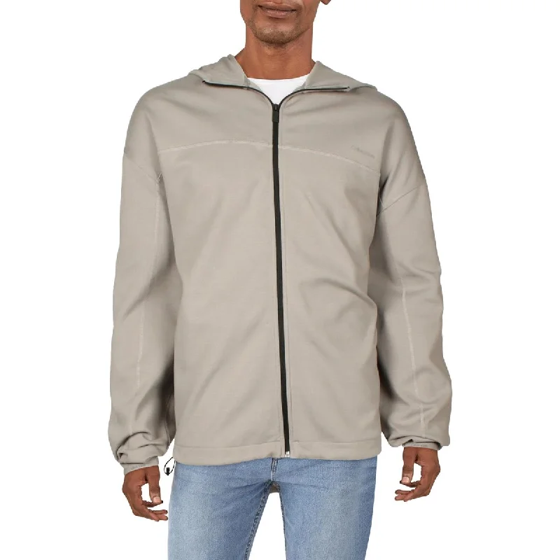 Mens Hood Stretch Anorak Jacket