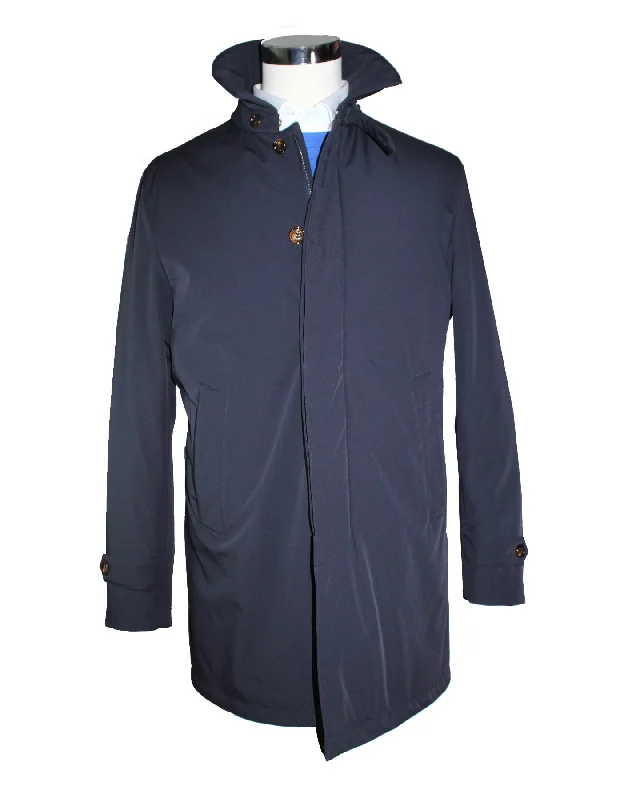 Kired Kiton Coat Dark Blue Button/ Zip Front EU 50 / M SALE