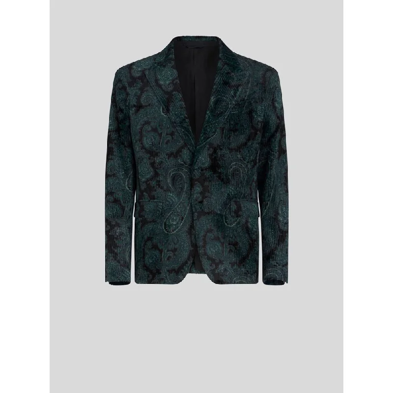 RIBBED PAISLEY JACKET