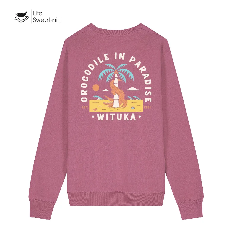 Crocodile in Paradise Sweatshirt Lite