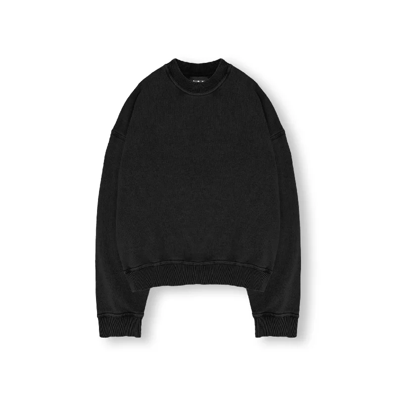 Cropped Sweatshirt - Black