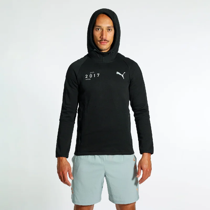 Evostripe Performance Hoodie - Black