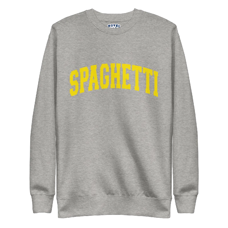 Spaghetti Sweatshirt + Colours