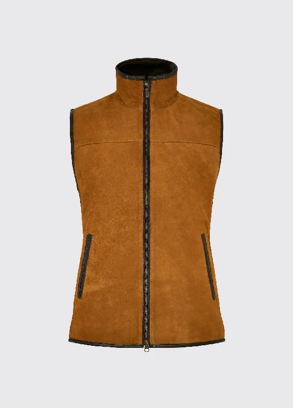 Dunhill Leather Gilet - Tan