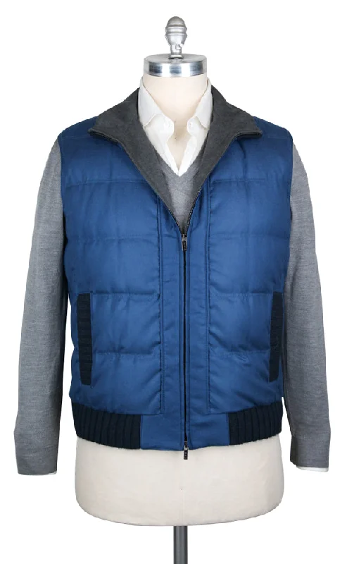 Kiton Blue Vest