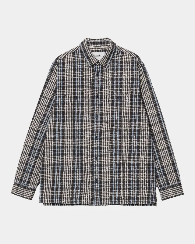 Mandlik Check Shirt | Dark Navy