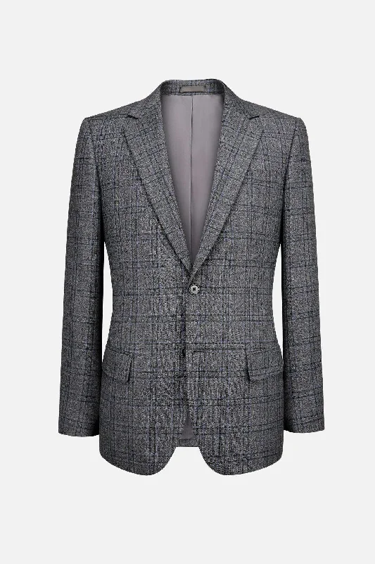 Men's Classic Slim Fit Wool Blazer CA1305