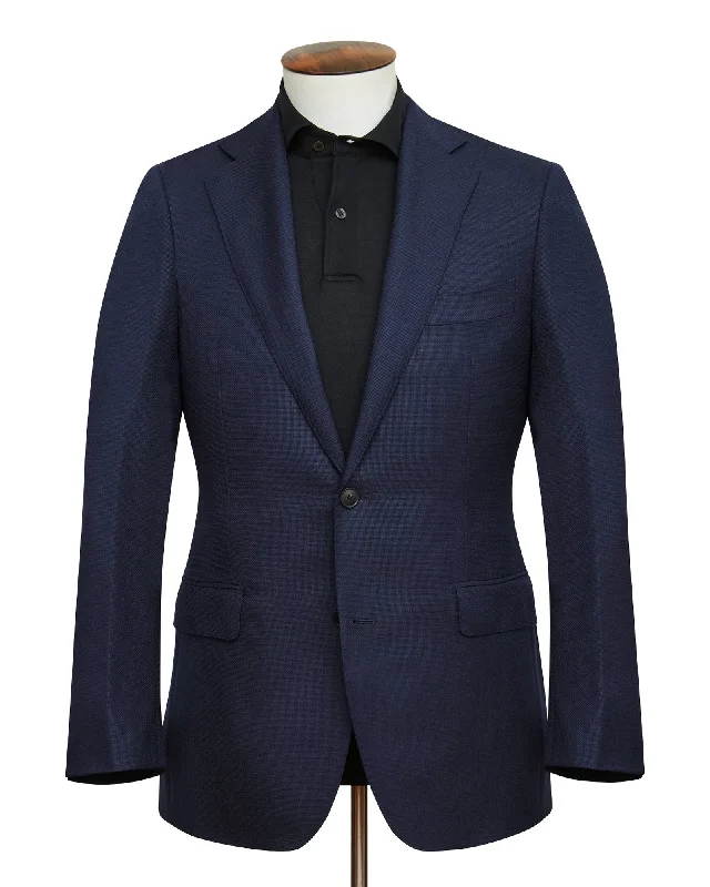 Midnight Hopsack Blazer