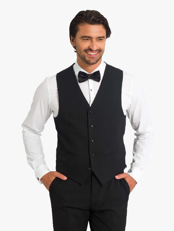 Black Tuxedo Vest